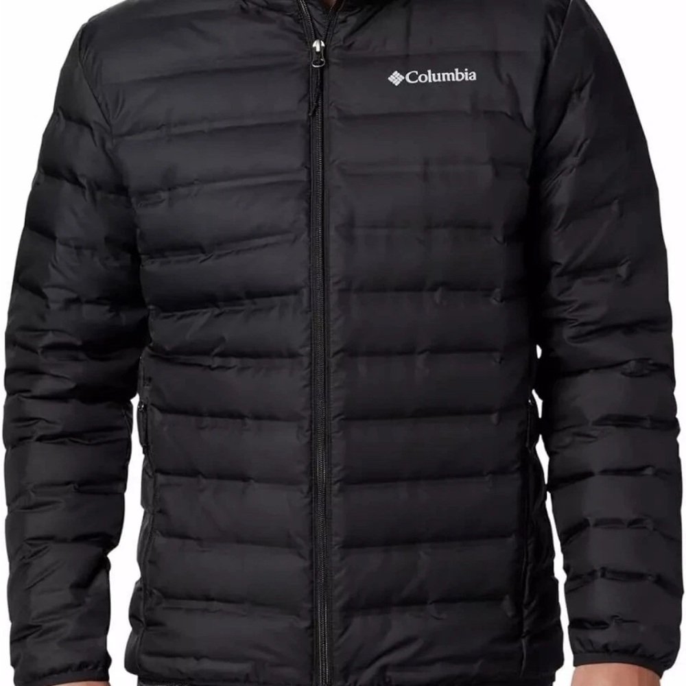 Columbia Men's Black Puffer Jacket 22 640 lake xl